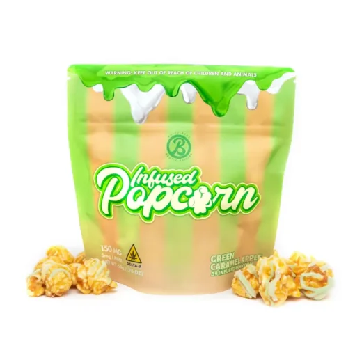 Aufgegossenes Popcorn – Sortenpackung